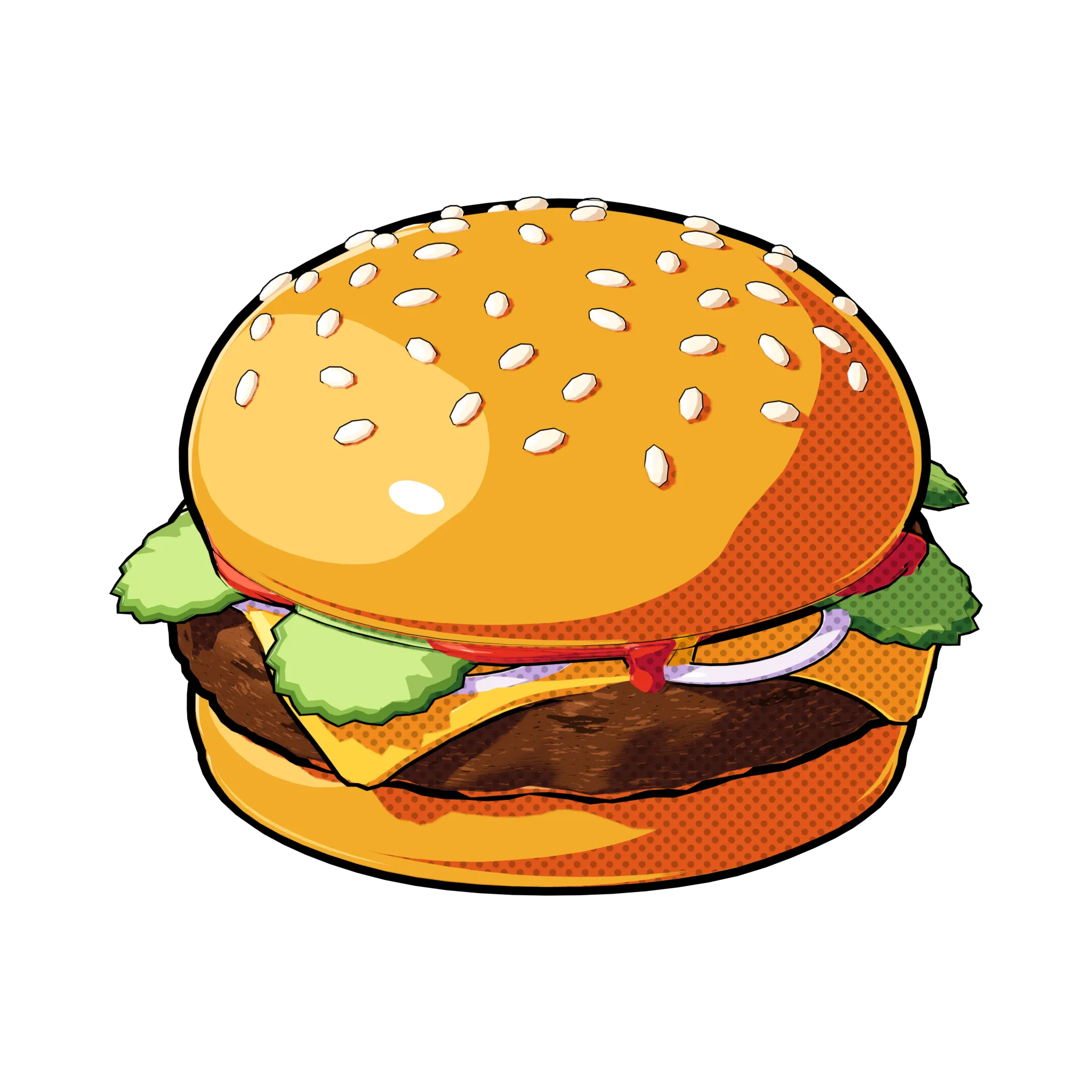Burger Cheese Krillin en rotation